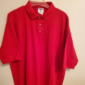 Sport Shirt Short Sleeve Size XL Polo 100% Heavyweight Cotton  NWOT